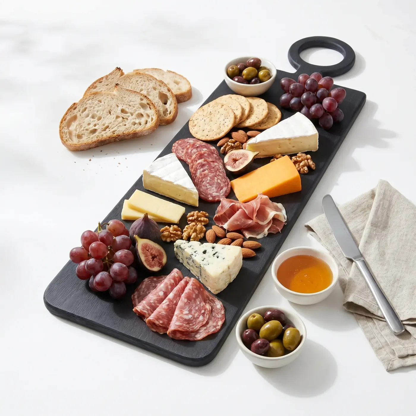 Home lifestyle image: mango wood serving board food