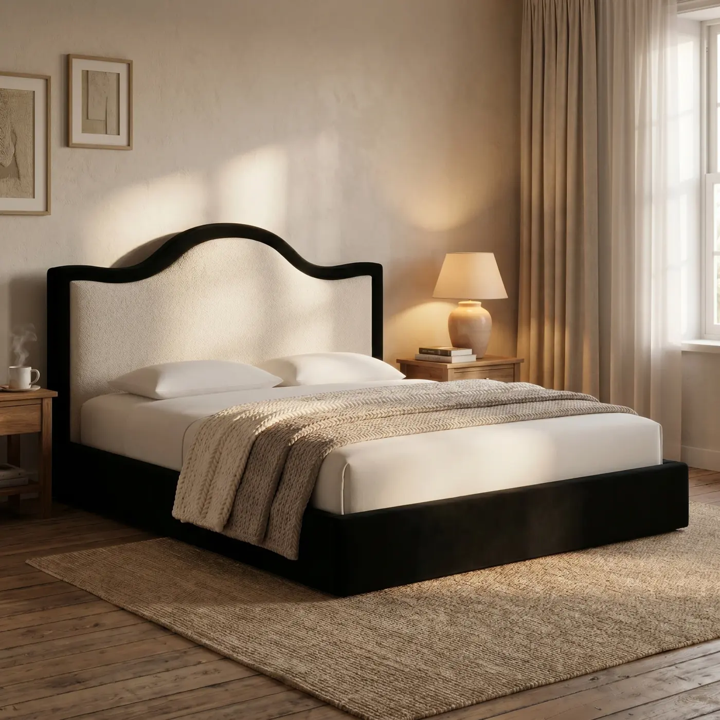 Home lifestyle image: beatrix bed cozy bedroom
